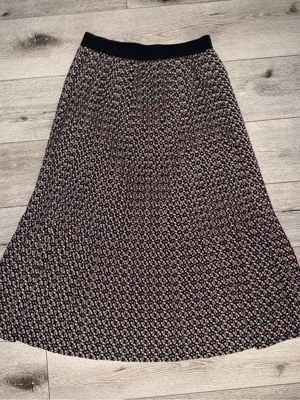 Melloday Women’s Micro-Pleated Midi Skirt